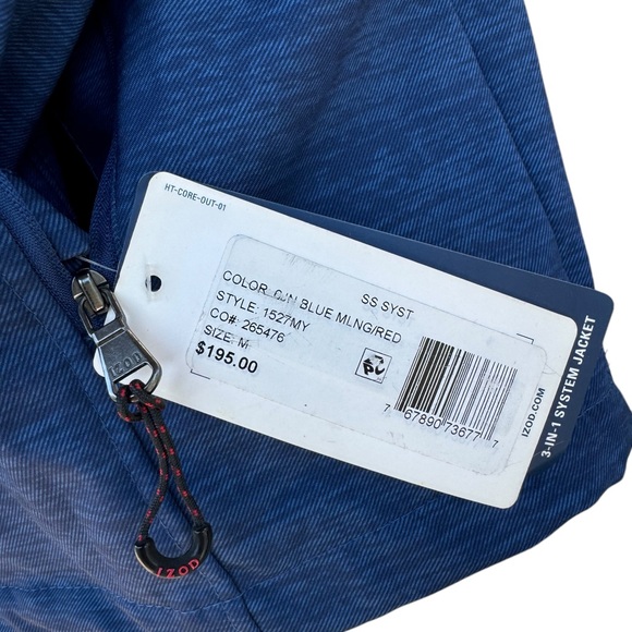 IZOD - Men's 3 - 1 Hooded Ski Jacket - Picture 4 of 11